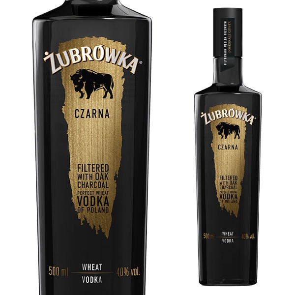 ショットグラス付】ズブロッカ チャルナ 40% 500ml プレミアム