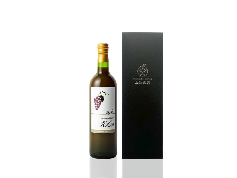 山梨果実 スタンダードライン 甲州 ストレート果汁100％ 最高級ぶどうジュース 720ml