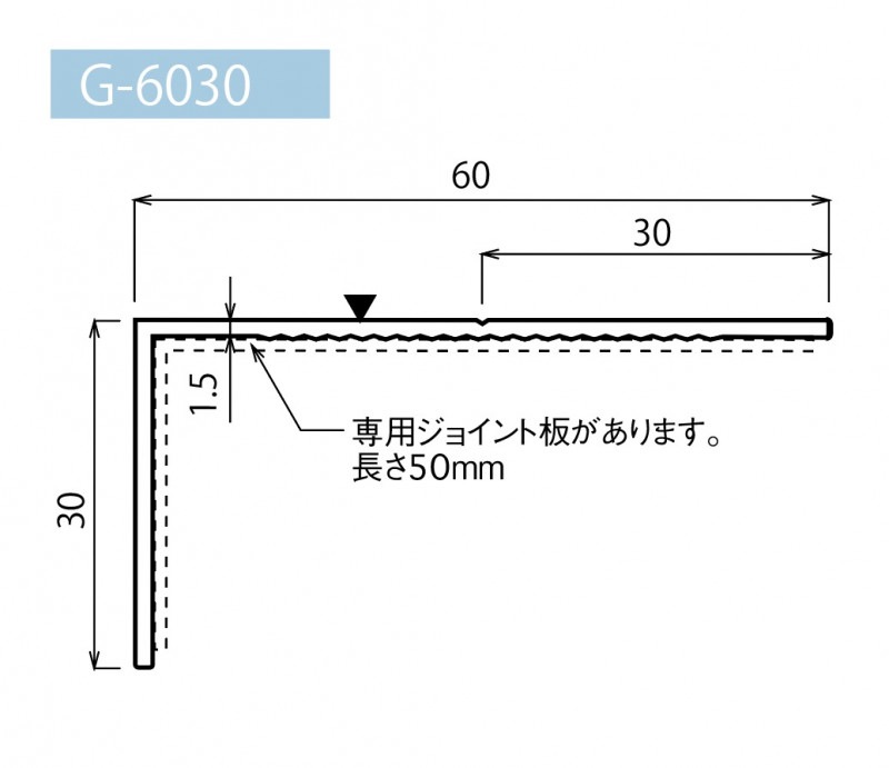 YK²¡¤¨¶âʪ¡¡G-6030¡¡ËÜÂΡ¡1.5¡ß60¡ß30¡¡L=2000