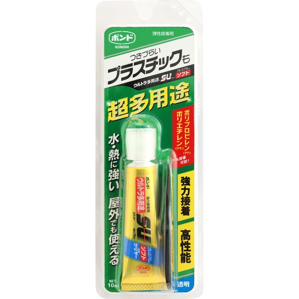 コニシ ボンド ウルトラ多用途SU プレミアムソフト クリヤー