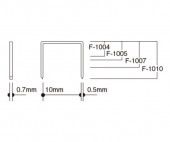 タチカワ　ステープル　F-10　（F-1004/F-1005/F-1007/F-1010）