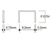 ステープル　Ｆ-１０ハンマータッカー用　（F107H）