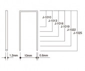タチカワ　ステープル　Ｊ－１０(ＪＩＳ呼び　１０□ J)　肩巾10mm