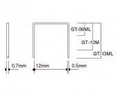 タチカワ　ステープル　ガンタッカ・ハンマータッカ用　（GT-06ML/GT-10ML/GT-13ML）