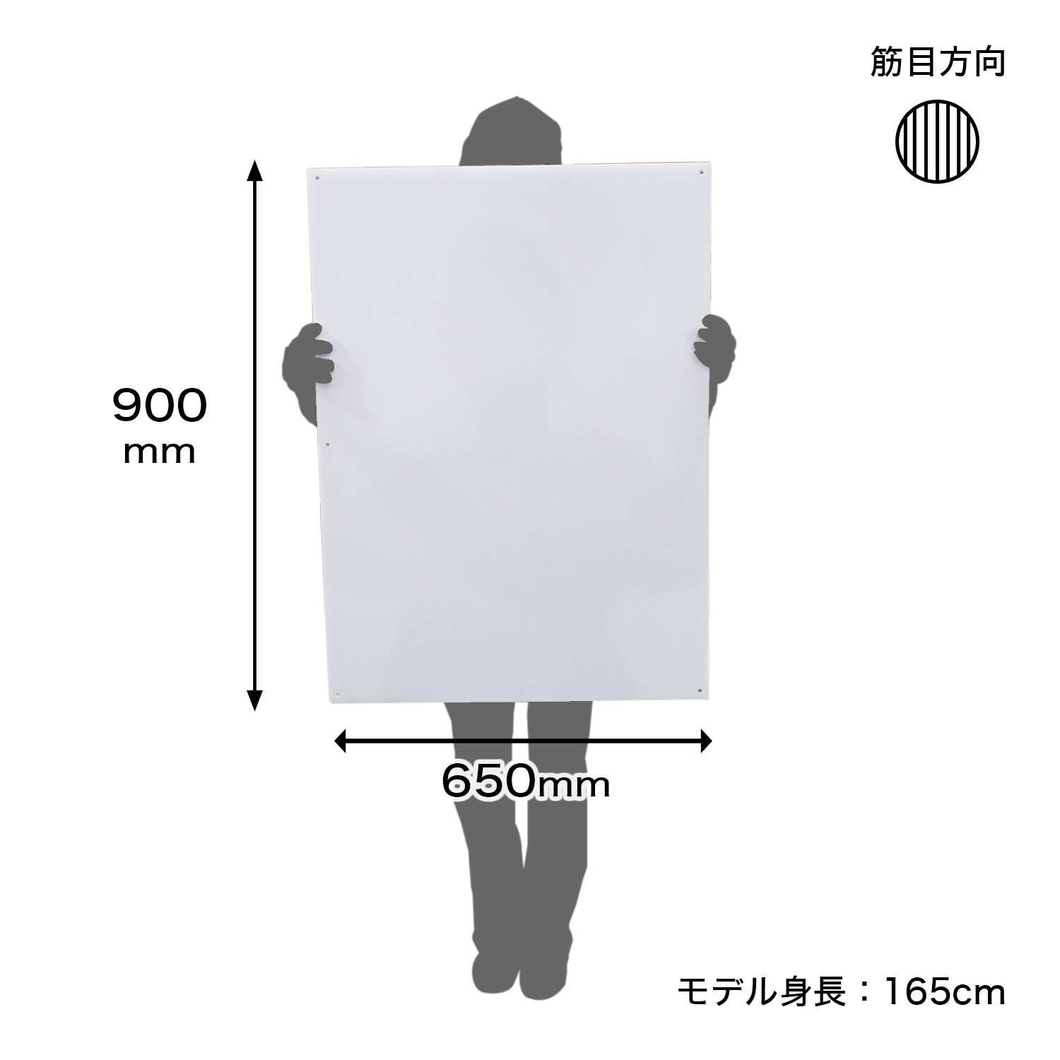 プラダン看板(A1用) 白 厚5mmx幅650mm×長900mm 25枚set｜【通い箱.com