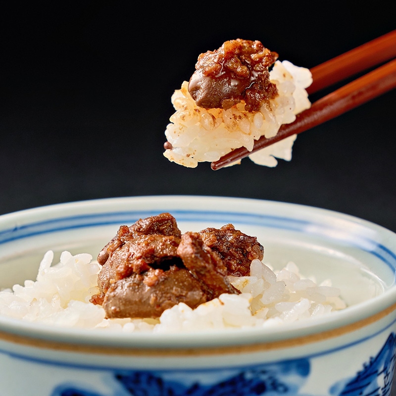 鰻肝の食べる香味ラー油
