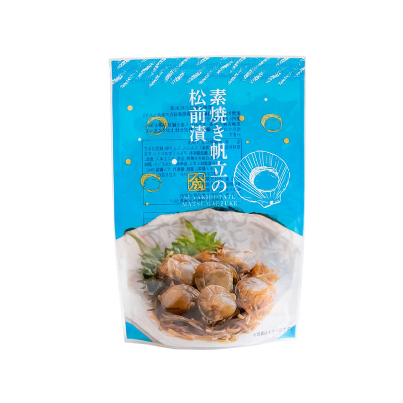 素焼き帆立の松前漬【100ｇ・単品】