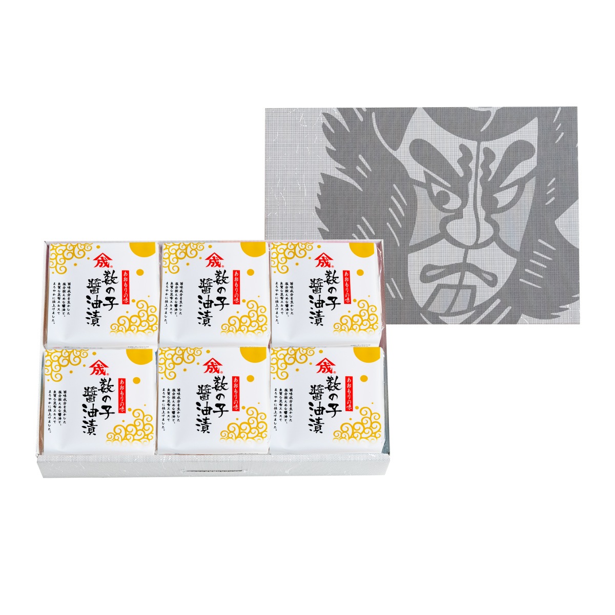 数の子醤油漬【食べきりパック×6個箱入セット】