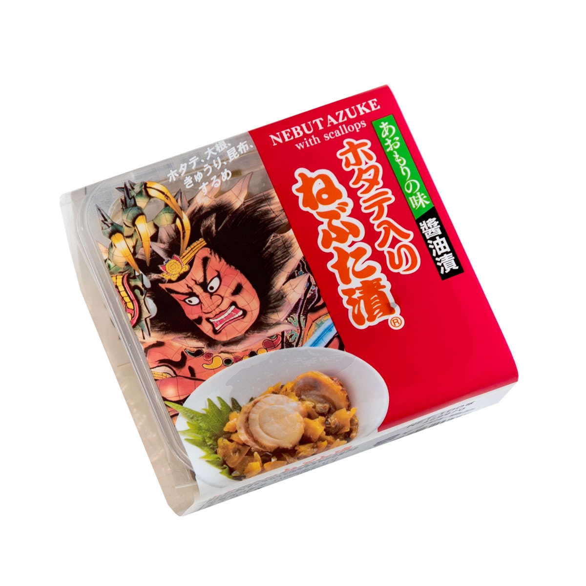 ホタテ入りねぶた漬【食べきりパック×6個箱入セット】