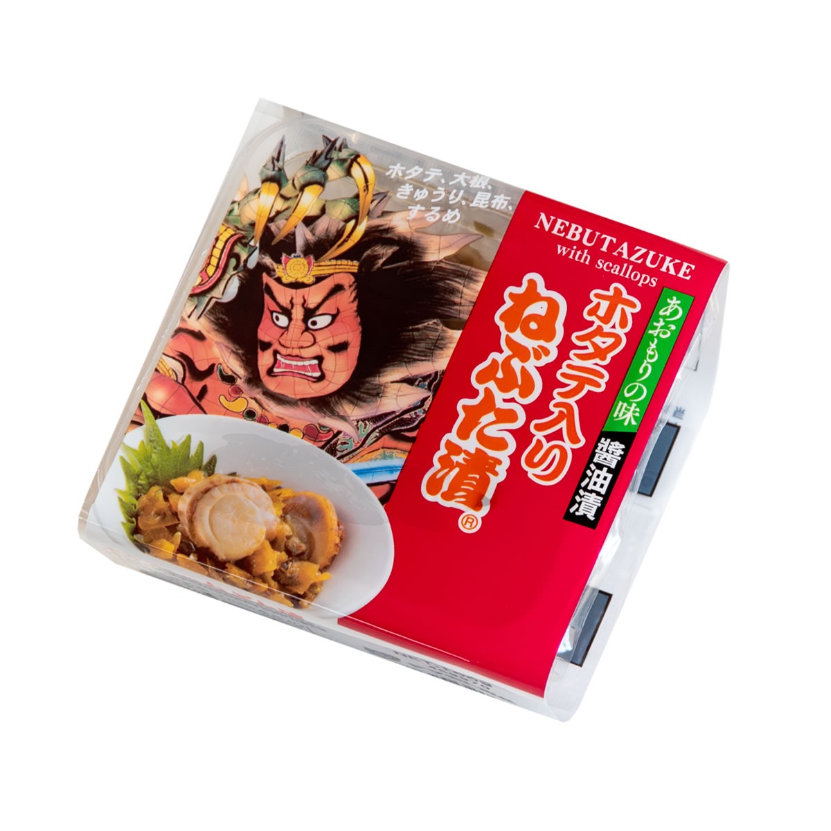 ホタテ入りねぶた漬【食べきりパック×6個箱入セット】