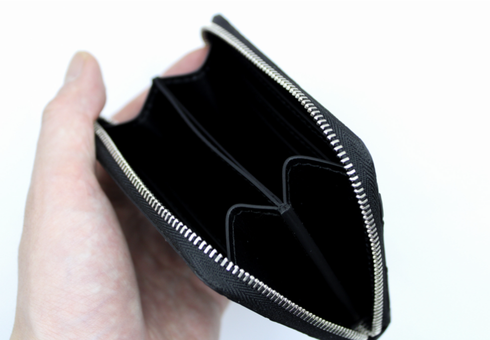 クロコダイルコインパース　ブラック