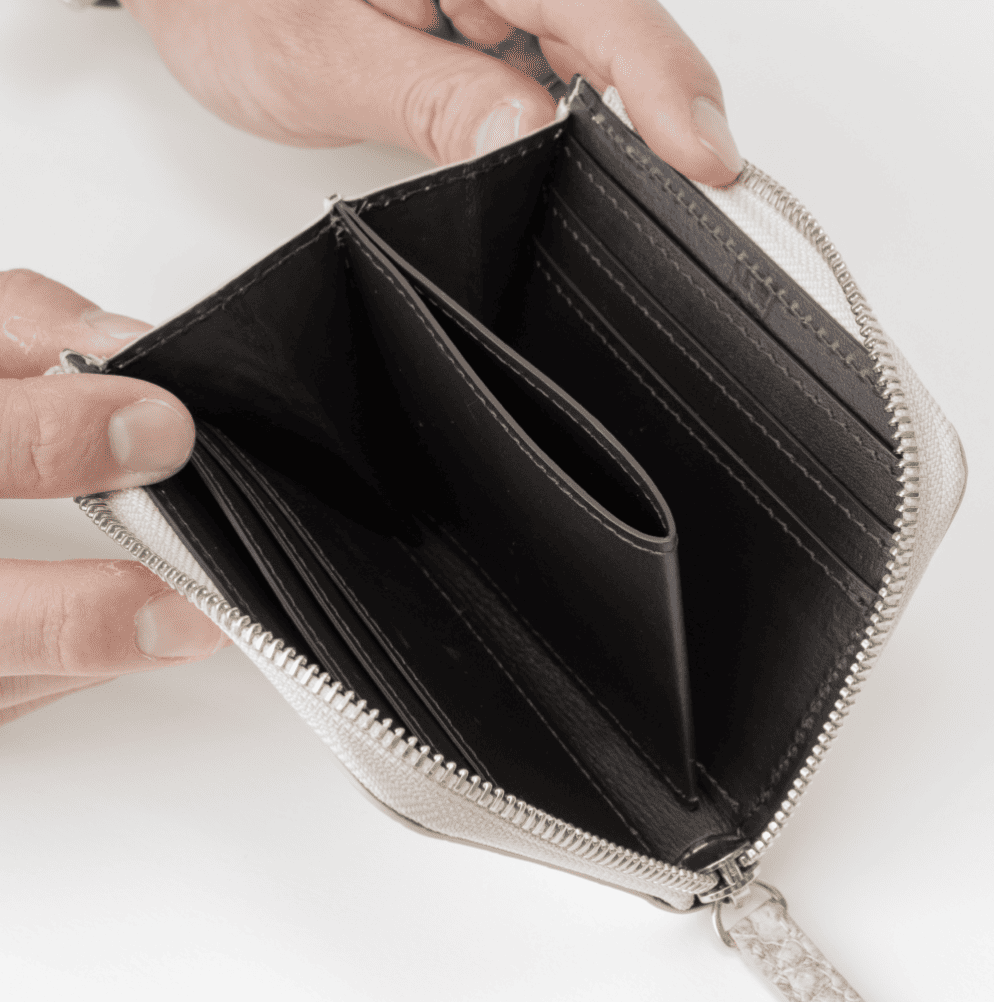 ヒマラヤクロコダイル　L字スマートウォレット