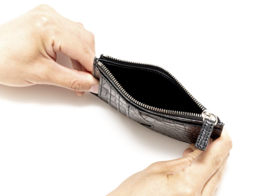 ロングジップカードホルダー