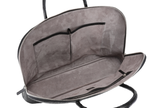 クロコダイル ラウンドブリーフケース