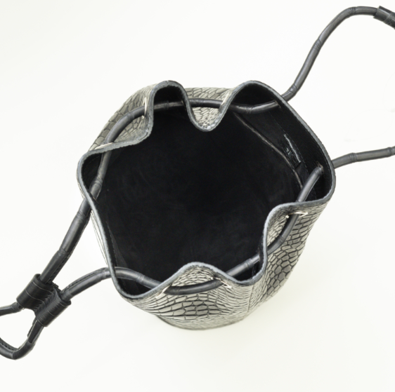 ポロサスクロコダイル 巾着バッグ