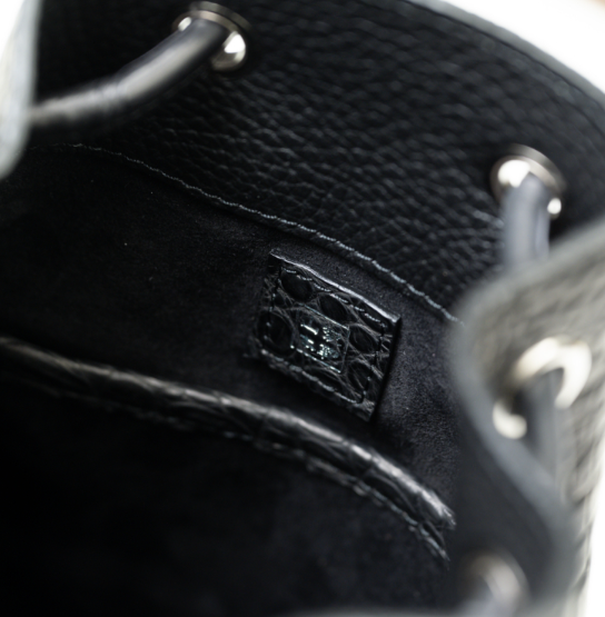 ポロサスクロコダイル 巾着バッグ