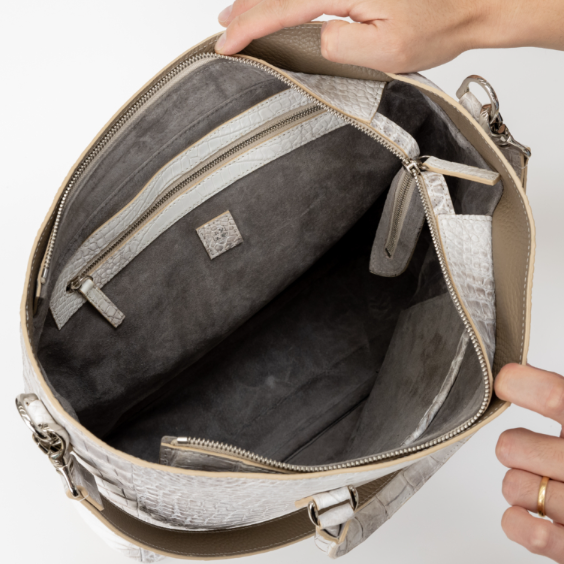 ヒマラヤクロコダイル スクエアトート