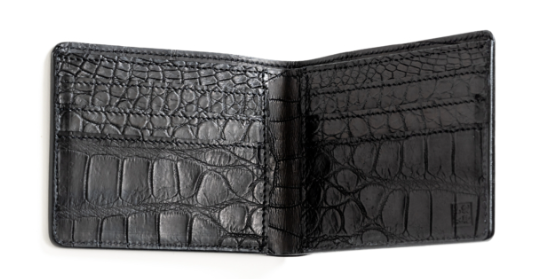 クロコダイル 二つ折り財布