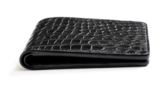 クロコダイル 二つ折り財布