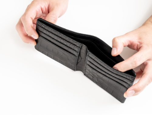 クロコダイル 二つ折り財布