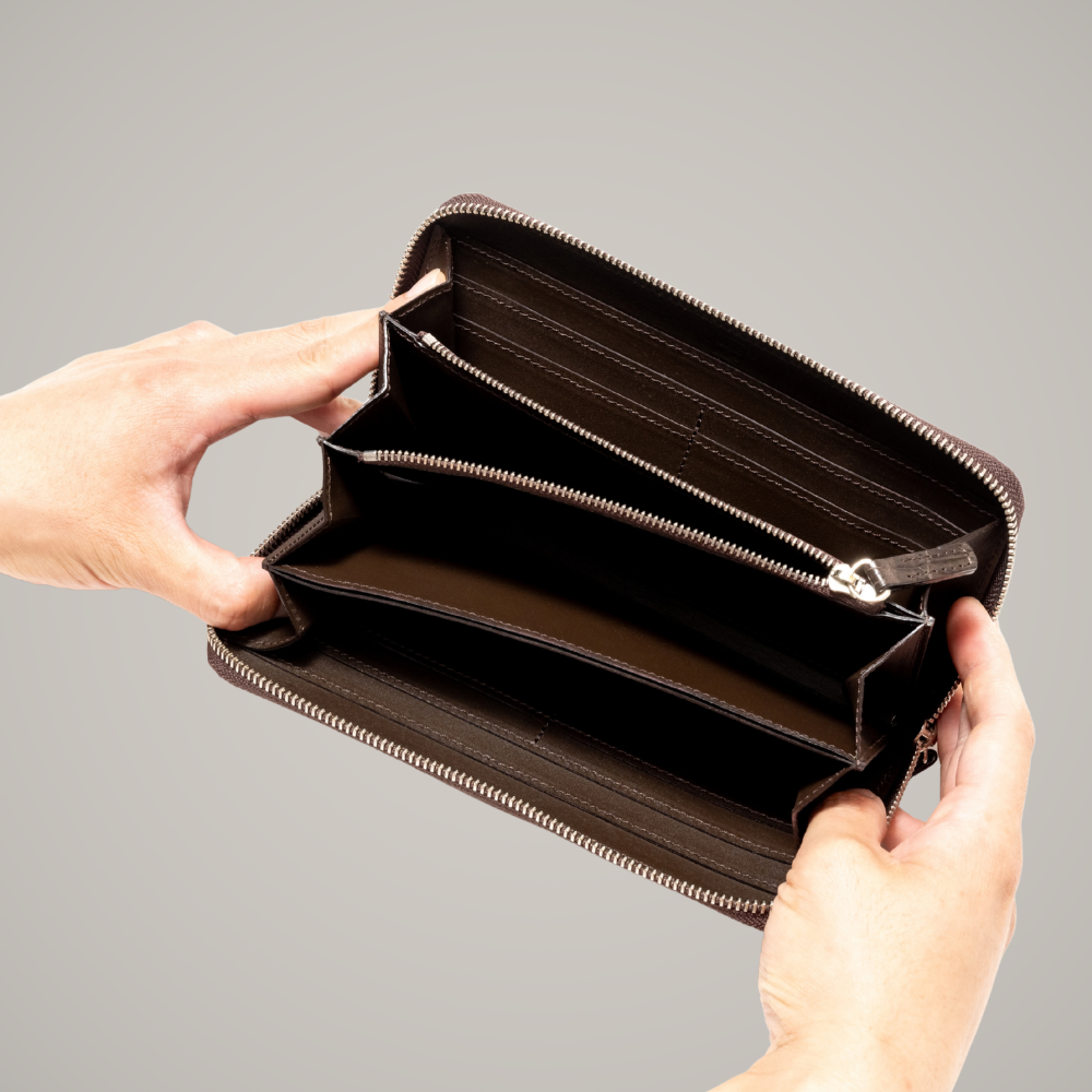 ヒマラヤクロコダイル 長財布 ラウンドファスナー クロコダイル ラウンドファスナー長財布 ヒマラヤ |クロコダイル鞄