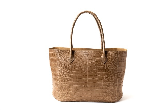 ポロサスクロコダイル オープントートバッグ　オーク