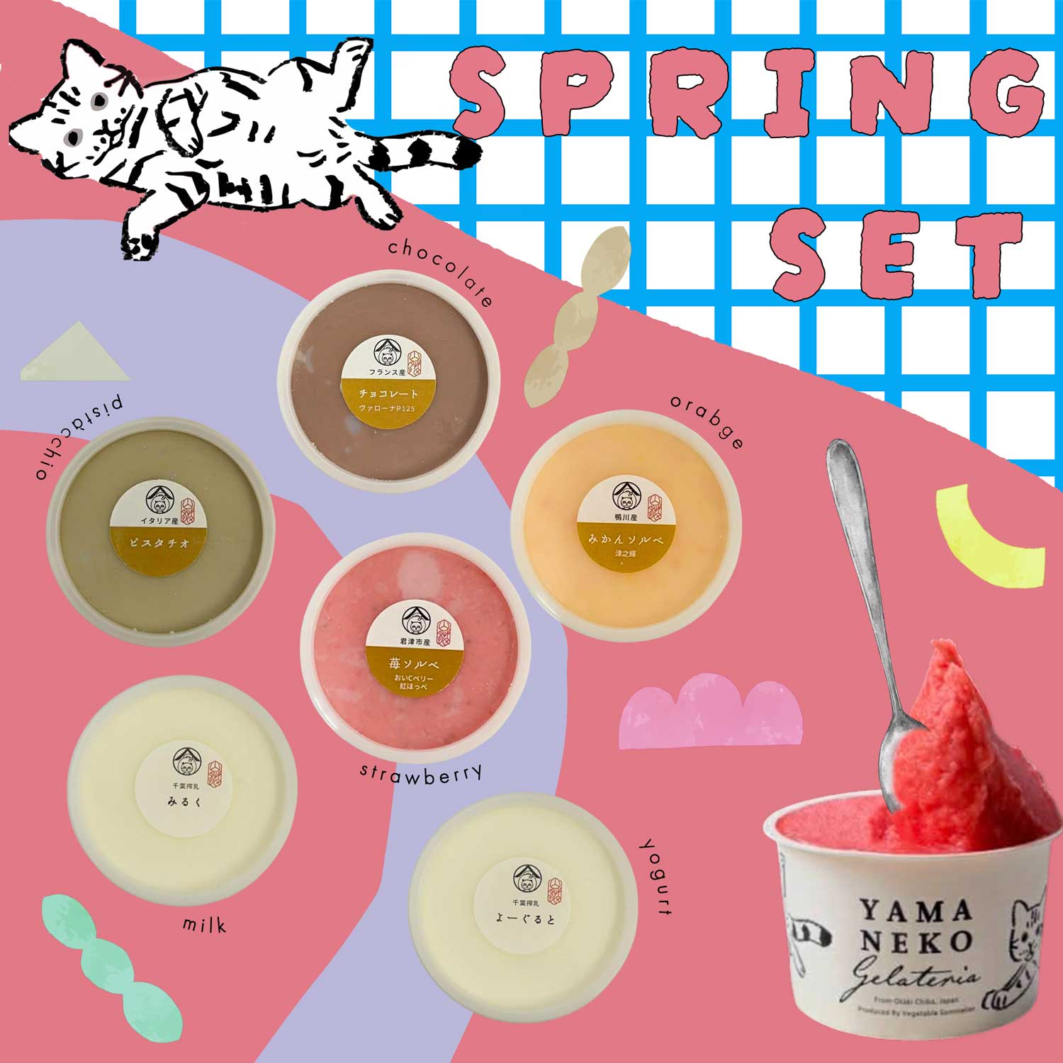 春のジェラート　6個セット