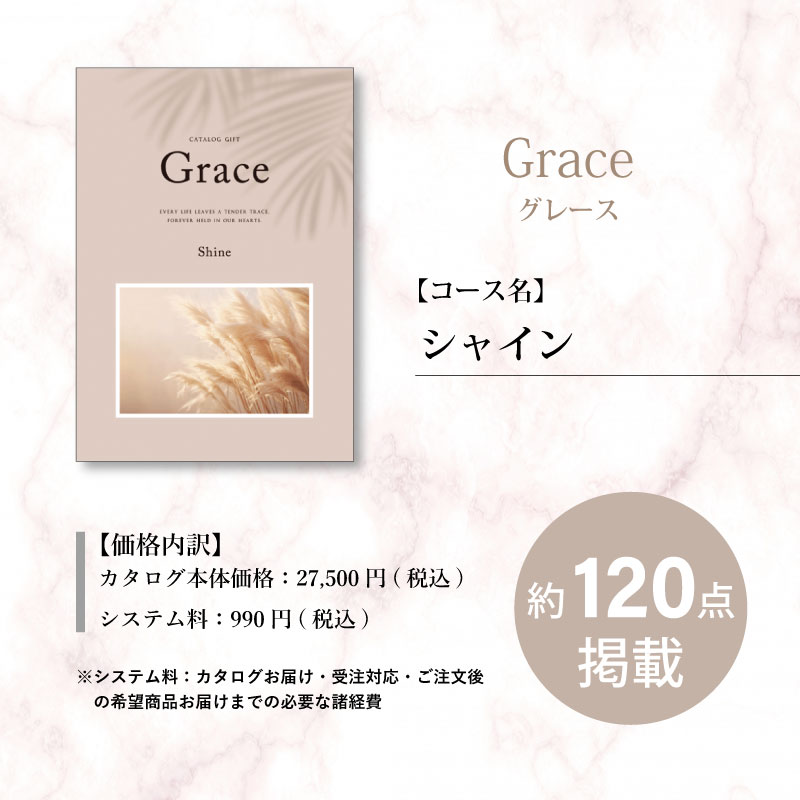 【包装レスタイプ】えらべるギフト　グレース　シャイン