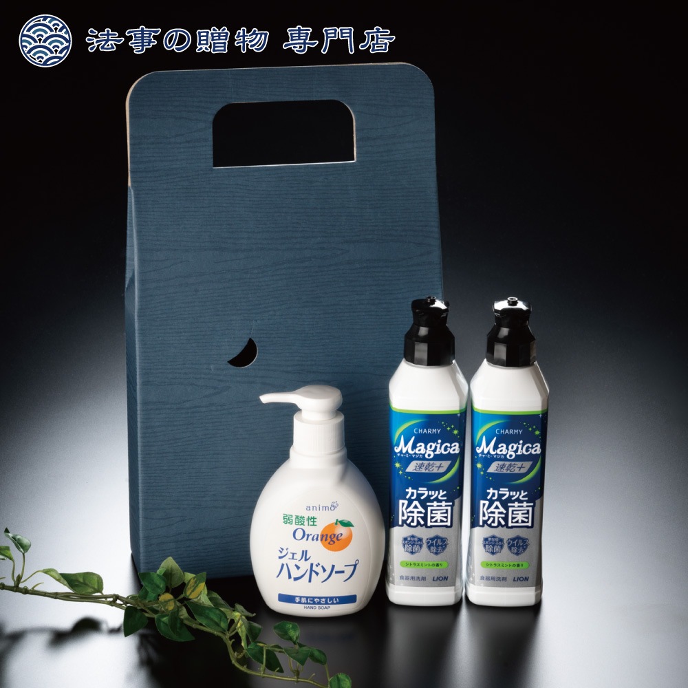 【法事の贈物専門店オリジナル】 マジカ・弱酸性ハンドソープ詰合せ　※礼状非対応