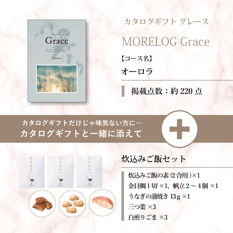 モアログ　グレイス　オーロラ＋炊込みご飯セット