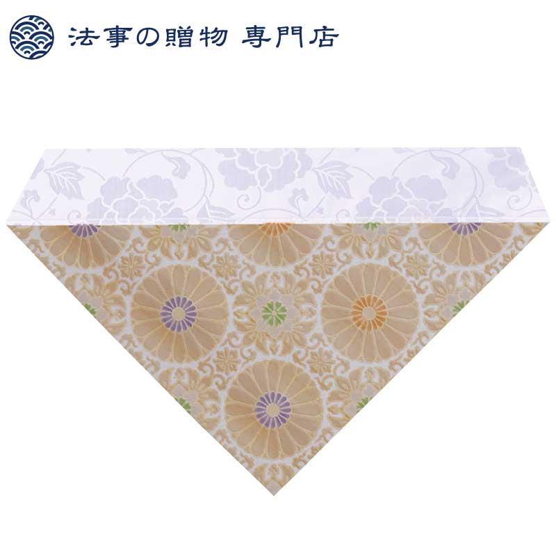夏用打敷　三角金通十六菊【200代】