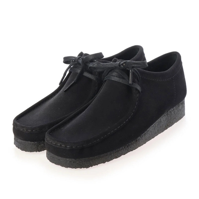 Clarks M Wallabee Black Suede 26155519 【定番商品】【ワラビー】