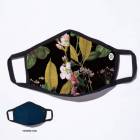 【定番モデル】【スタンスフェイスマスク】【リバーシブル/2WAY】STANCE 21 スタンス ファッション アザハル マスク AZAHAR MASK AH01C20AZA-BLK メンズアパレル ブラック ボタニカル柄 フェイスマスク