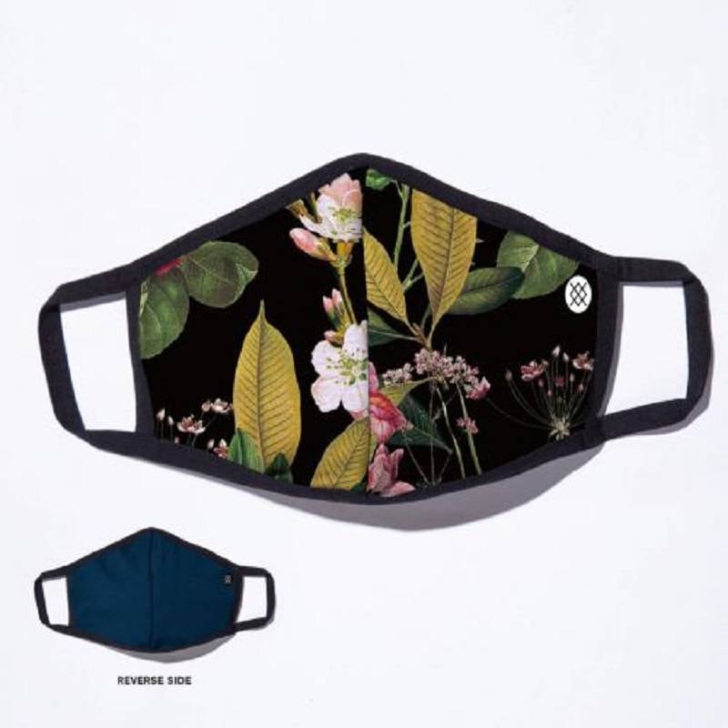 【定番モデル】【スタンスフェイスマスク】【リバーシブル/2WAY】STANCE 21 スタンス ファッション アザハル マスク AZAHAR MASK AH01C20AZA-BLK メンズアパレル ブラック ボタニカル柄 フェイスマスク