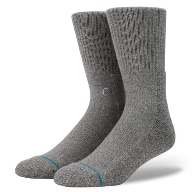 【21HOモデル】【スタンスソックス】【単色ソックス】STANCE 21HO  スタンス ファッション アイコン ICON GREY HEATHER M311D14ICO-GRH  メンズ アパレル グレーヘザー ライフスタイル