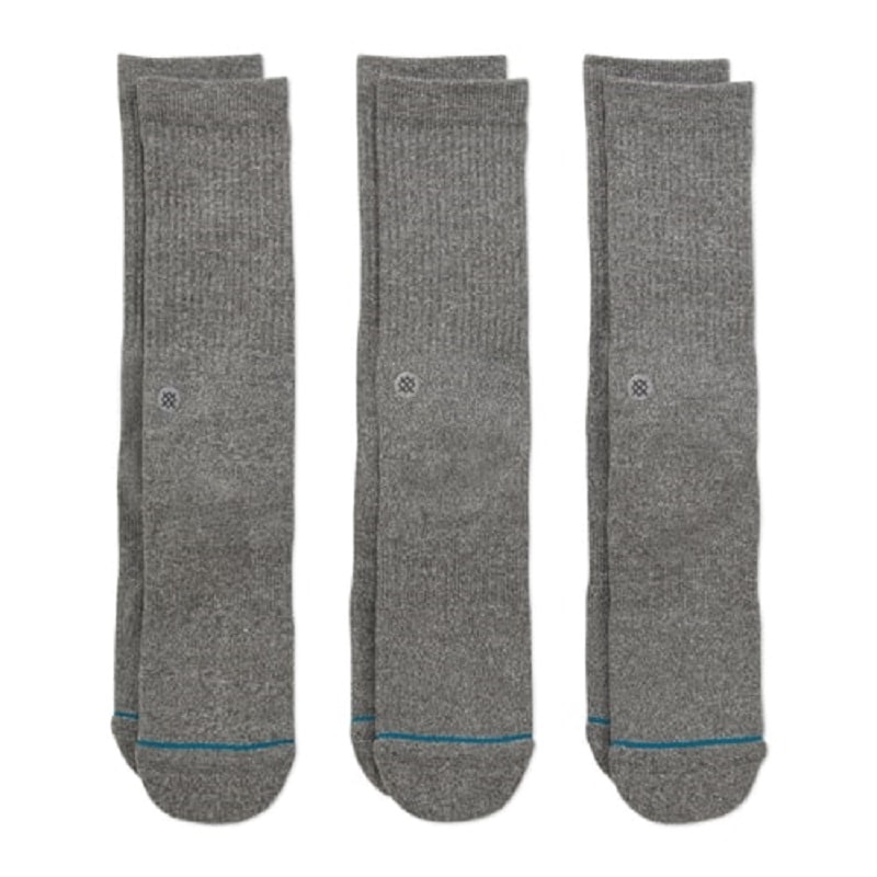 【定番モデル】【スタンスソックス】【3足セット】STANCE C/O スタンス ファッション アイコン3パック ICON 3 PACK GREY HEATHER M556D18ICP-GRH メンズ アパレル グレー ライフスタイル