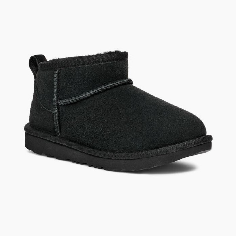 【セール30%OFF】UGG 22FW  KIDS' CLASSIC ULTRA MINI Black 1130750K-BLK