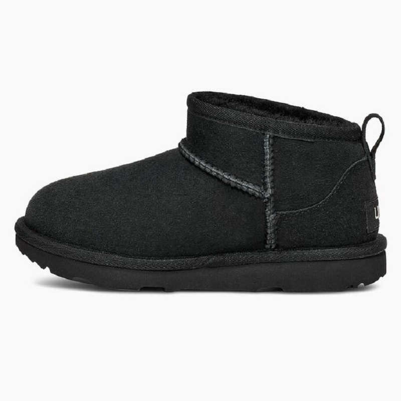 【セール30%OFF】UGG 22FW  KIDS' CLASSIC ULTRA MINI Black 1130750K-BLK