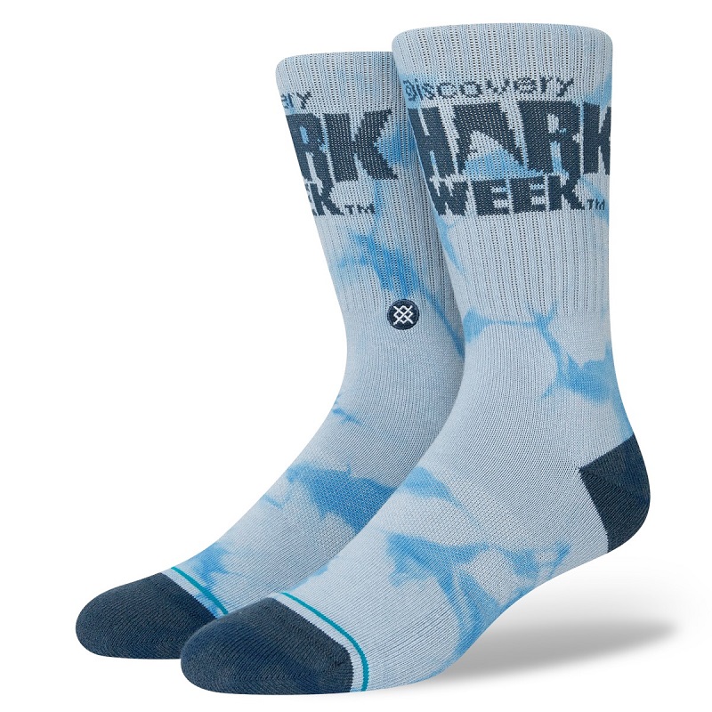 【スタンスソックス】【SHARK WEEKコラボモデル】STANCE 22HO スタンス シャークウィーク SHARK WEEK BLUE A556C22SHA#BLU A556C22SHA-BLU メンズアパレル ブルー ライフスタイル
