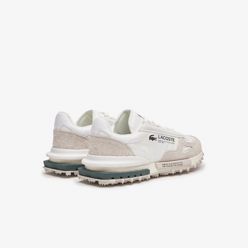 LACOSTE 23FW ELITE ACTIVE 223 1 SMA White/Dark Green 46SMA0008-1R5
