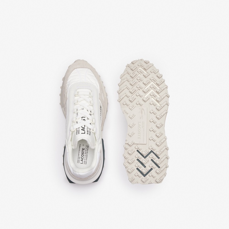 LACOSTE 23FW ELITE ACTIVE 223 1 SMA White/Dark Green 46SMA0008-1R5