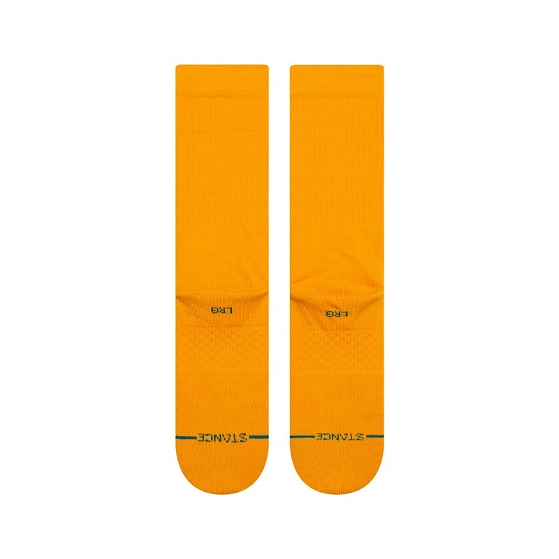 【メンズ】【スタンスソックス】【単色ソックス】STANCE C/O スタンス ICON YELLOW M311D14ICO#YEL M311D14ICO-YELL メンズソックス イエロー
