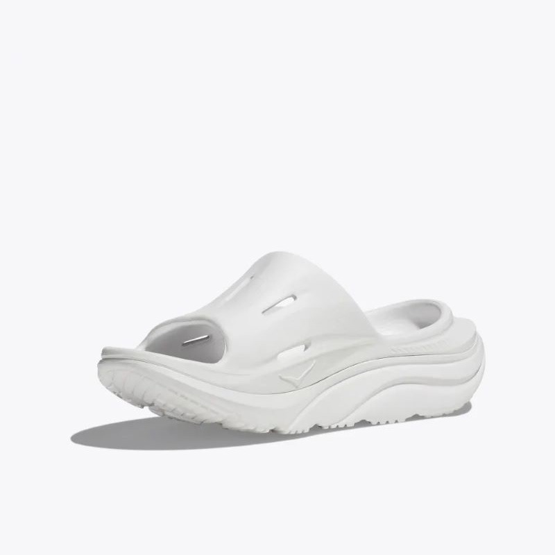 HOKA ONE ONE C/O U ORA RECOVERY SLIDE 3 1135061-WWH White/White 【リカバリースライド】【ライフスタイル】