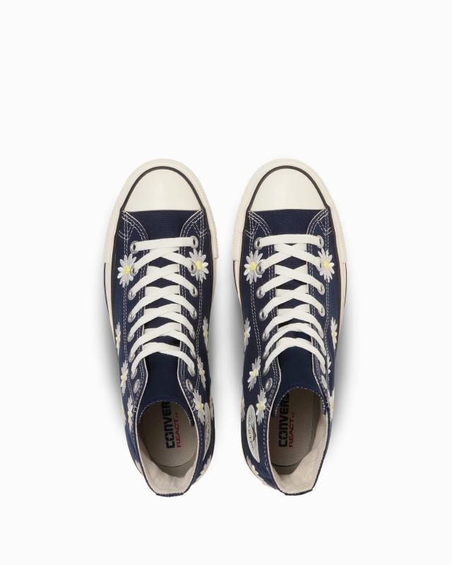【セール40%OFF】CONVERSE 24.3.8 ALL STAR (R) DAISYFLOWER HI ダークブルー 31311230