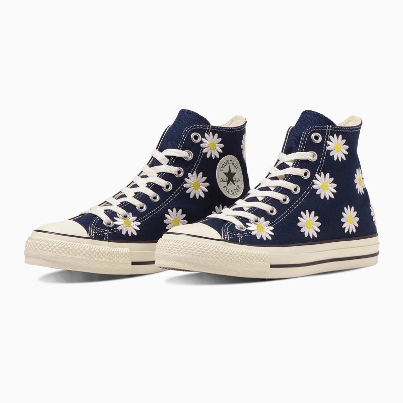 【セール40%OFF】CONVERSE 24.3.8 ALL STAR (R) DAISYFLOWER HI ダークブルー 31311230