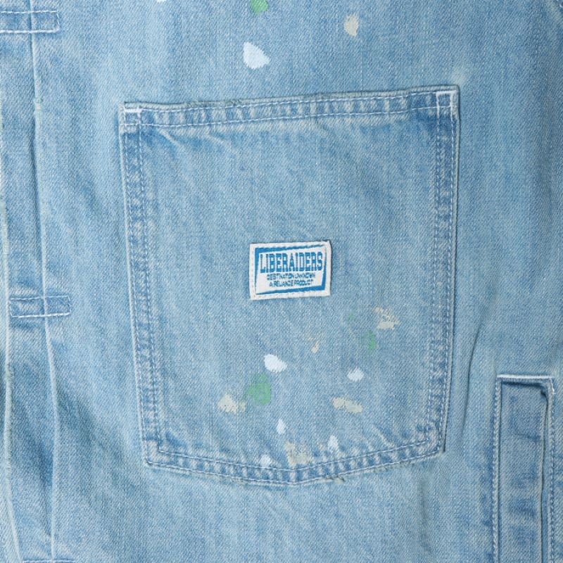 【送料無料】Liberaiders 23.2.9 STAMPED DENIM JACKET 700042401