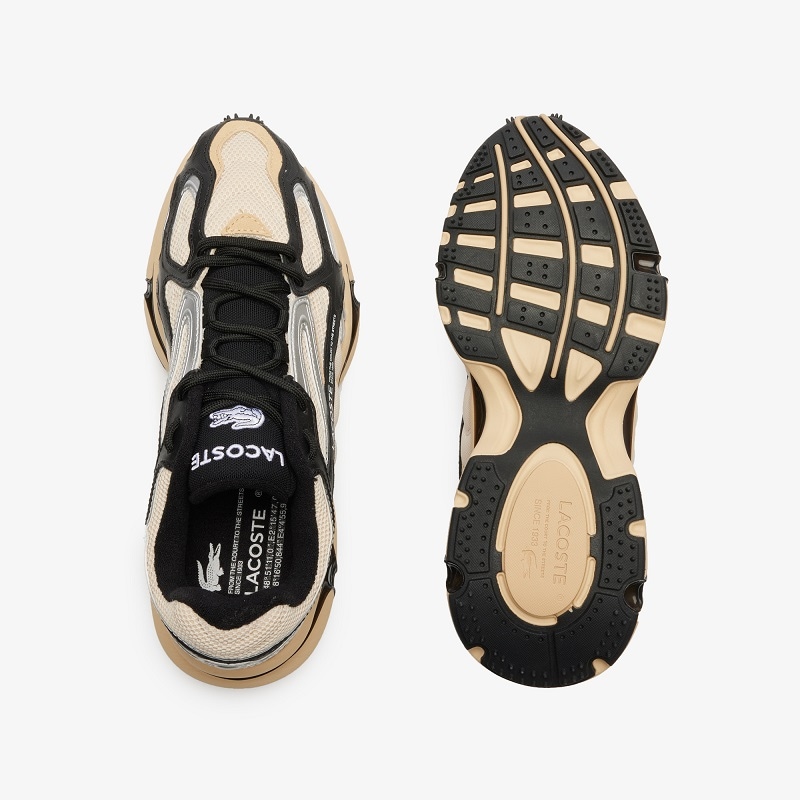 【クラシック】【ワニ】LACOSTE 24SS ラコステ スニーカー M L003 2K24 124 1 SMA LT TAN/BLK 47SMA0013-3E8 メンズスニーカー