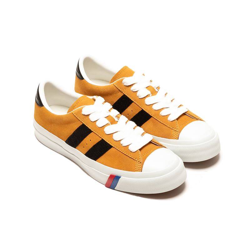 【プロケッズ/ロイヤルプラス/スウェード/Vibram】PRO-Keds C/O ROYAL PLUS SUEDE LO MUSTARD PN1021MU マスタード