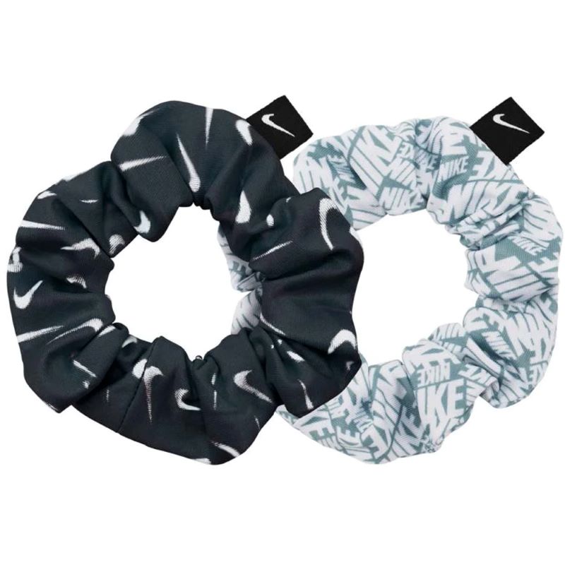 NIKE FA24 ナイキ ギャザード ヘアタイ 2.0 2PK アーマリーネイビー/デニムターコイズ/ホワイト bn2101-440