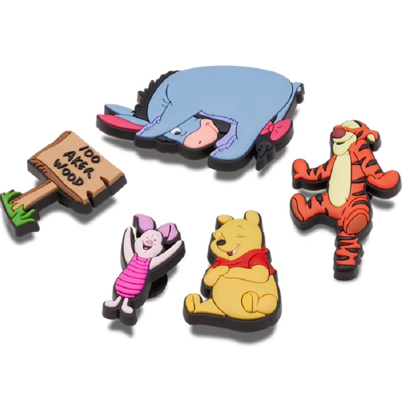 【ジビッツチャーム】【クロックス用アクセサリー】crocs C/O クロックス ジビッツチャーム くまのプーさん 5 パック Jibbitz charms WINNIE THE POOH 5 PACK 10011268 アクセサリー